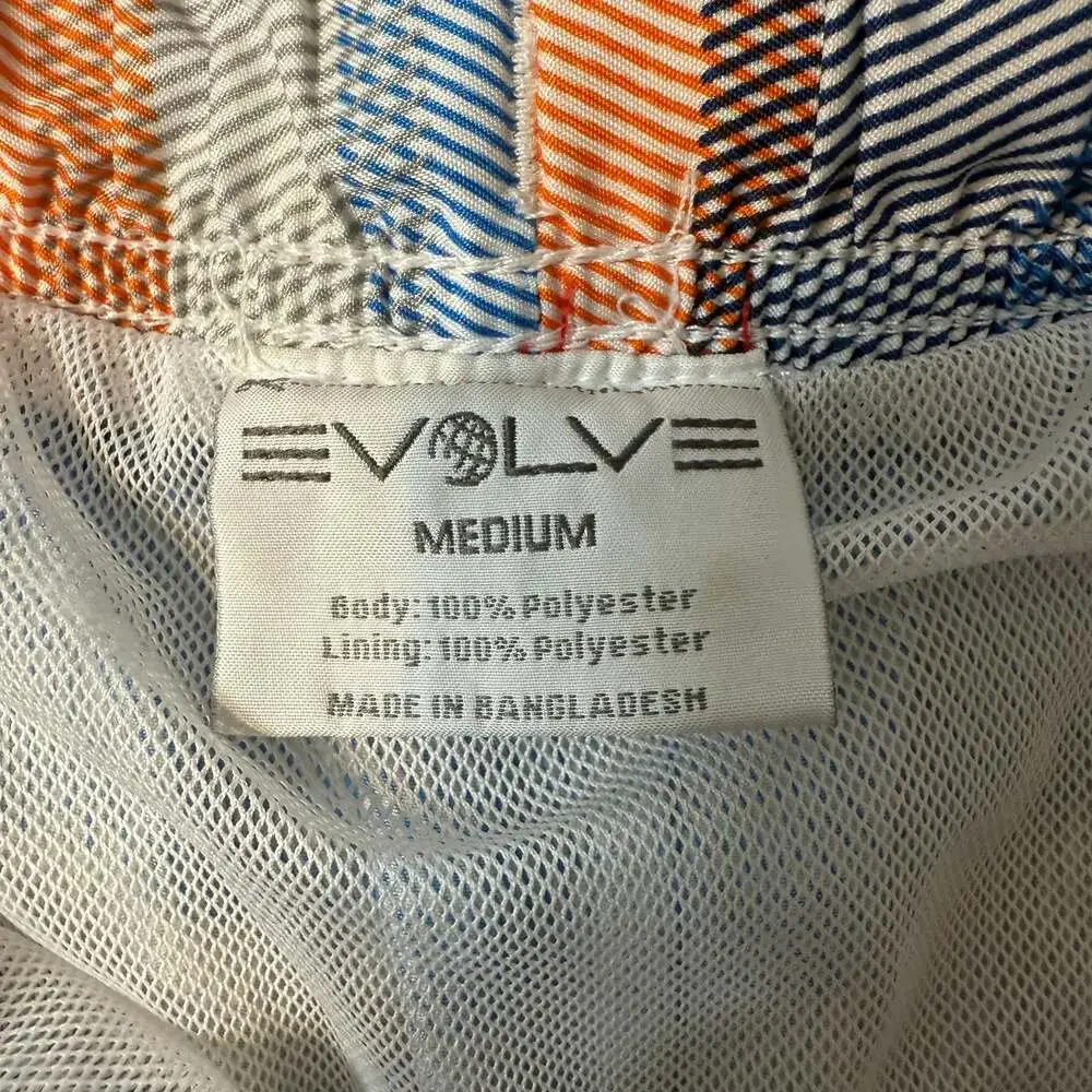 Evolve Men’s‎ Stripe Swim Suit Shorts